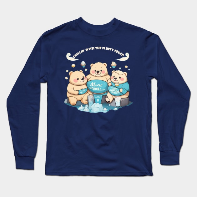 fat three bears Long Sleeve T-Shirt by AOAOCreation